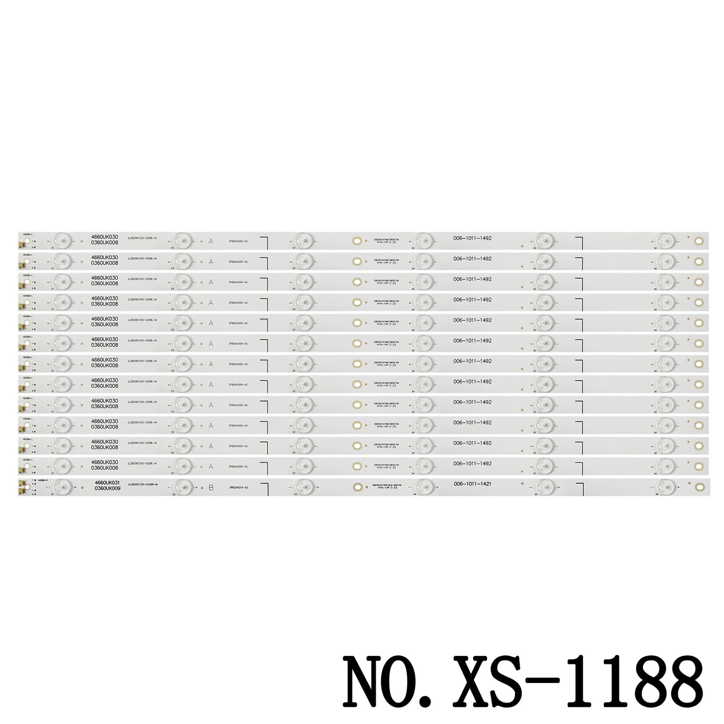 XS-1188 LED BACKLIGHT STRIP FOR LC-60SU470 LC-60SU475A LC-60UI7652E LCD-60SU475A LCD-60SU478A JL.D60061330-020BL-M