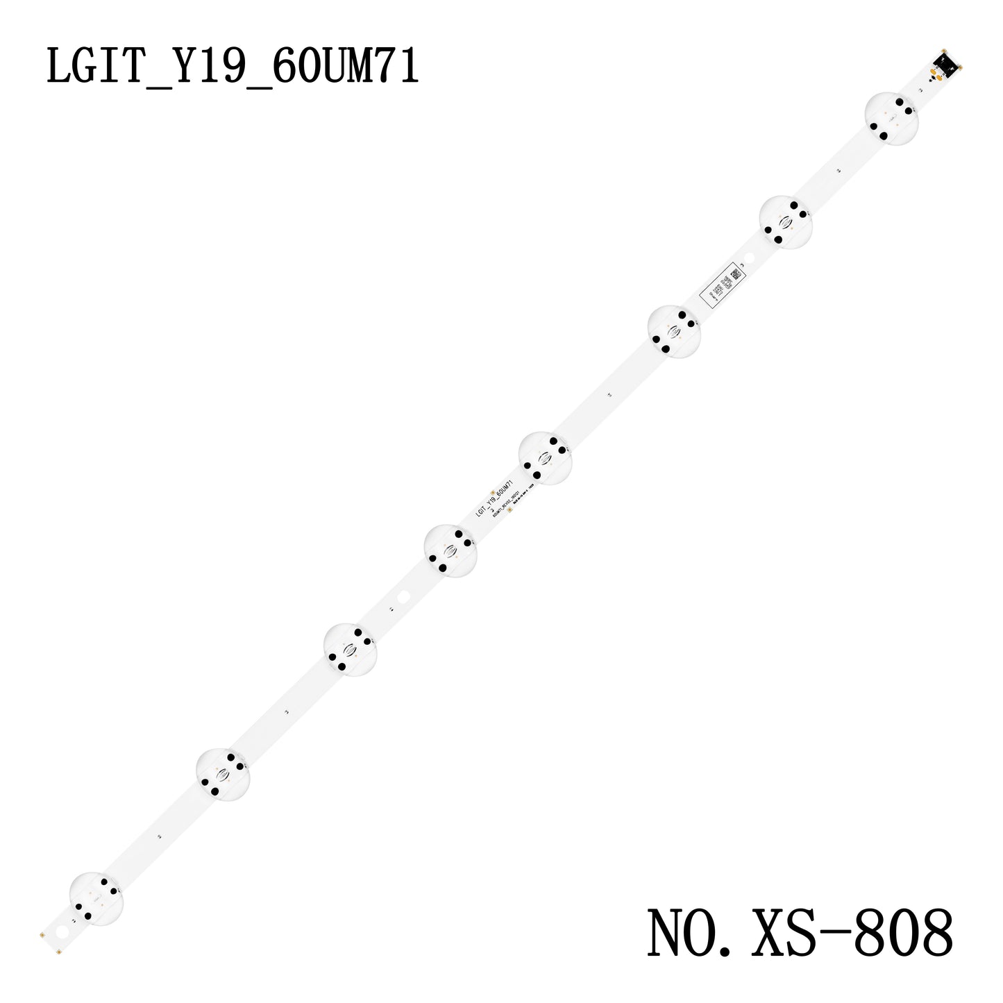 XS-808 LED BACKLIGHT STRIP FOR 60UM6900 60UM6900DUB 60UM6900PUA 60UM6950 60UM7100 60UM7100PLB 60UN7000PUB LGIT_Y19_60UM71